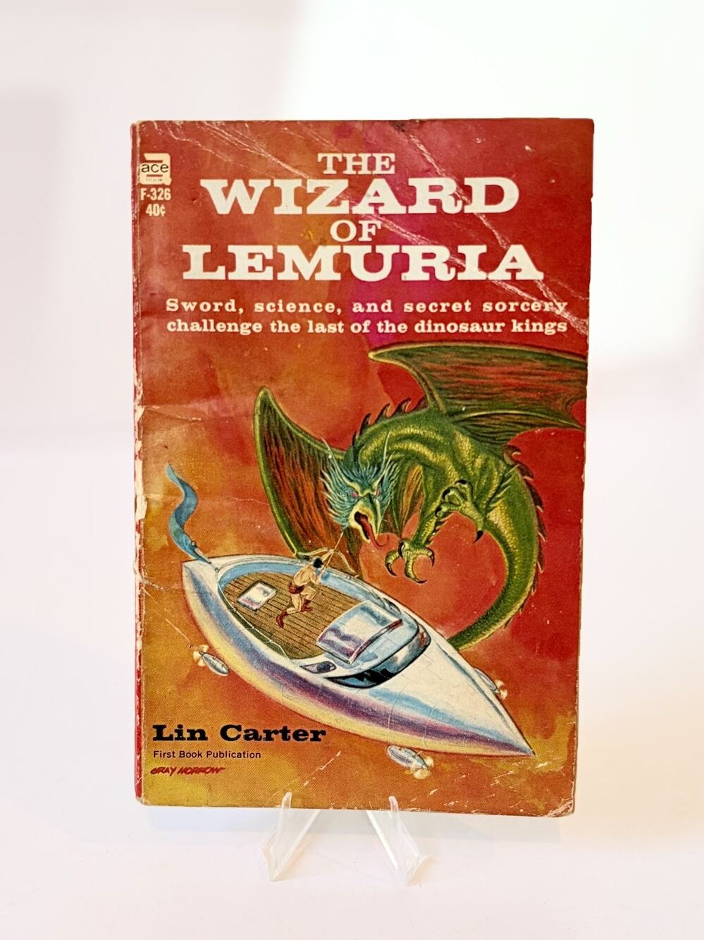The Wizard of Lemuria Lin Carter Ace Paperback F-326 1960s Sci-Fi Fantasy